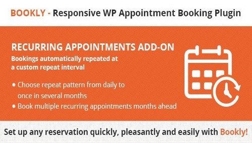 Bookly Recurring Appointments (Add-on)