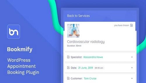 Bookmify - Appointment Booking WordPress Plugin