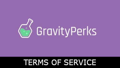 Gravity Perks - Gravity Forms Terms Of Service