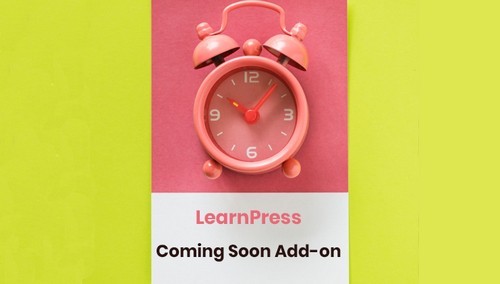 LearnPress - Coming Soon Courses Addon