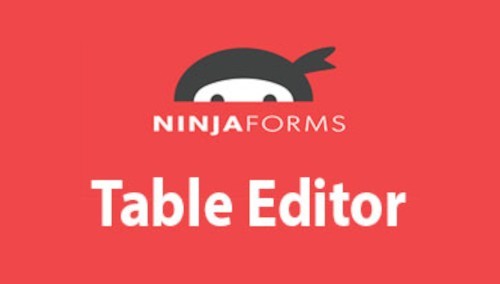 Ninja Forms - Table Editor