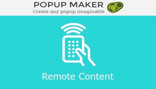 Popup Maker - Remote Content