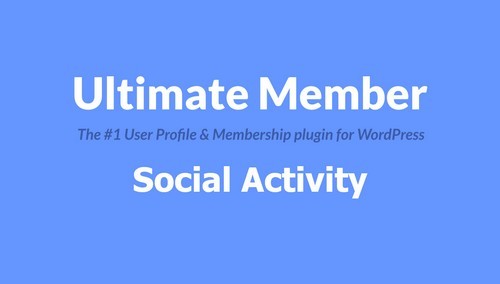 Ultimate Member - Social Activity