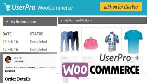 UserPro - WooCommerce Integration
