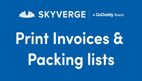 WooCommerce Print Invoices & Packing Lists