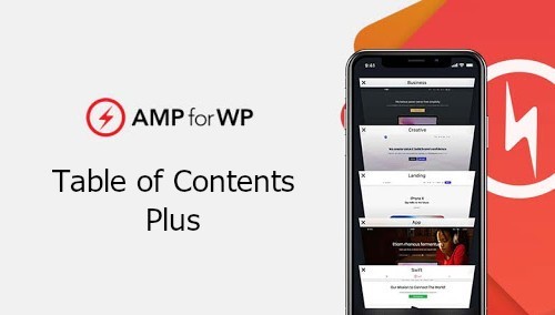 AMPforWP - Table of Contents Plus