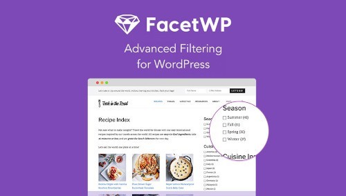 FacetWP - Advanced Filtering for WordPress