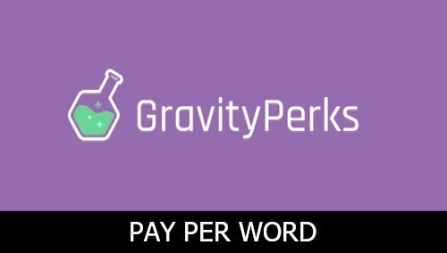 Gravity Perks - Gravity Forms Pay Per Word