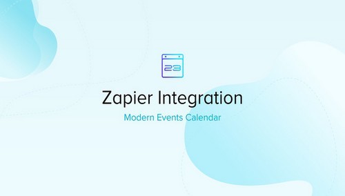 Modern Events Calendar - Zapier Integration