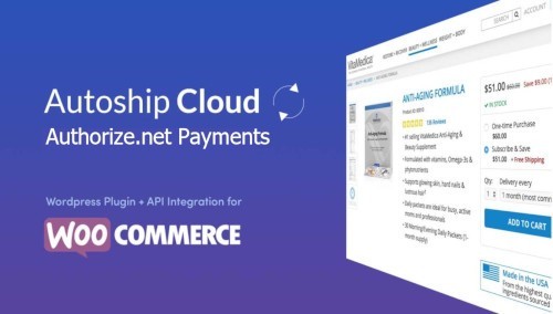 WooCommerce Autoship Authorize.net Payments