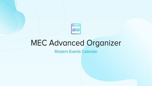 Modern Events Calendar - Advanced Organizer