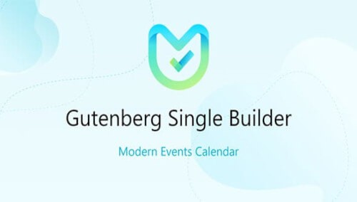 Modern Events Calendar - Gutenberg Single Builder