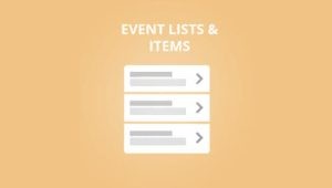 EventOn Lists and Items