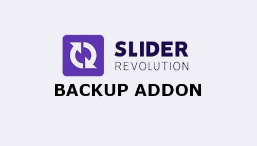 Slider Revolution Backup Addon