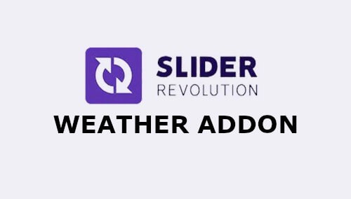 Slider Revolution Weather Addon