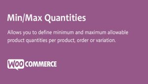 WooCommerce Min/Max Quantities