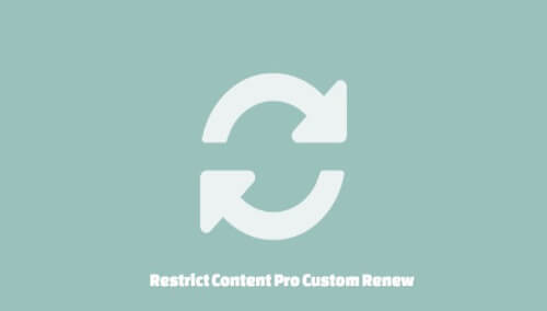 Restrict Content Pro Custom Renew