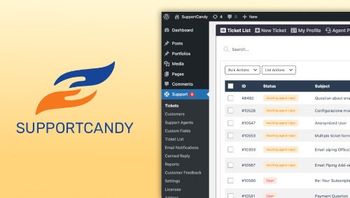 SupportCandy WordPress Plugins