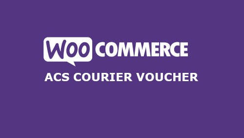 WooCommerce ACS Courier Voucher