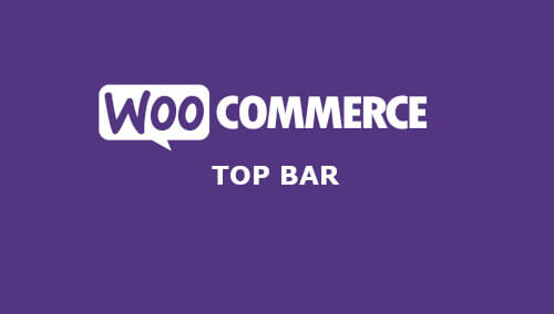 WooCommerce Top Bar