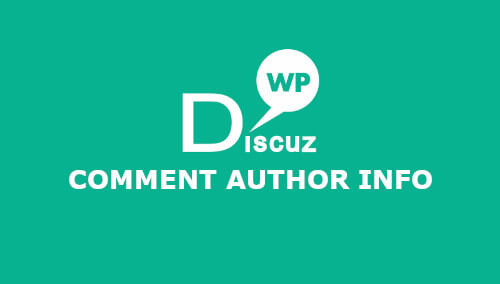wpDiscuz Comment Author Info